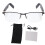 V5.4 Smart Glasses 80mAh2 blau Einheitsgröße BT 2
