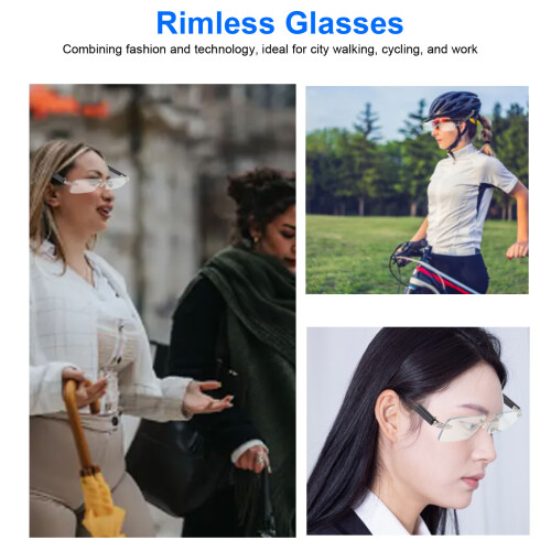 AI Translation Smart Glasses Bluetooth 5.3 144 Languages IP54 2