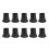 10 Pack 19mm Rubber End Ferrules Anti Slip Walking Support Protectors 3