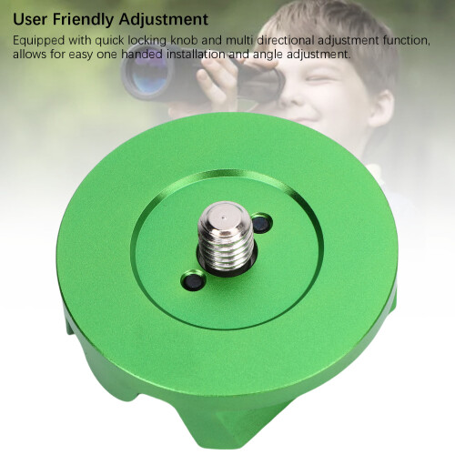 Grüner Aluminium-Teleskop-Kugelkopf-Adapter 2