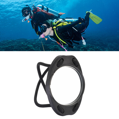 Portable Plastic Diving Rearview Mirror Reflective Underwater 40cm 2