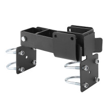 Carbon Steel Chain Link Gate Latch, Double Arm, 1.375in Tube