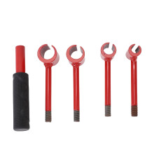 4-in-1 Türscharnier-Werkzeug, Schwer belastbar, Rot,1003-1020g