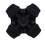 2 Pack Self Standing Quad Base Walking Support Rubber End 19mm 5