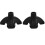 2 Pack Self Standing Quad Base Walking Support Rubber End 19mm 16