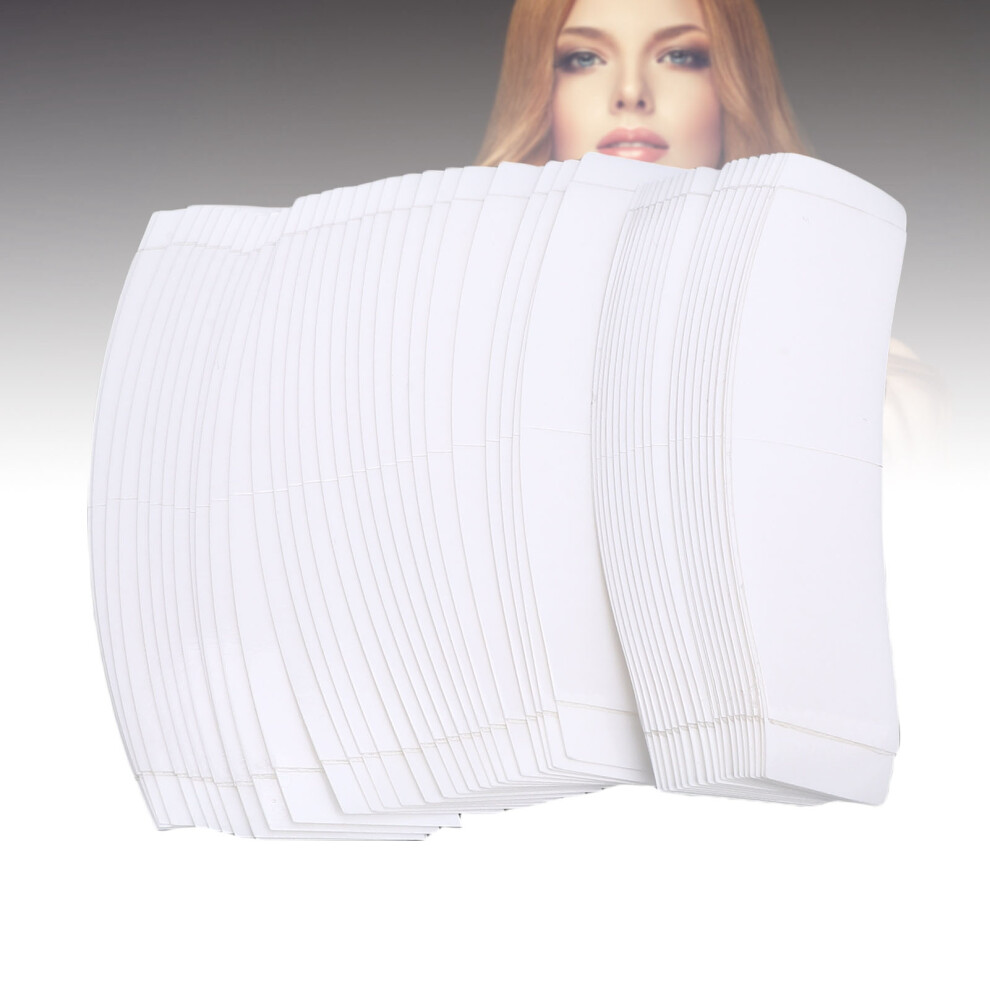 50 Pcs Water Proof PU Double Sided Wig Tape for Hairpieces White, Strong Adhesive