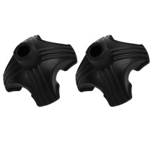2 Pack Self Standing Quad Base Walking Support Rubber End 19mm