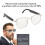 KI-Smartglasses 180 mAh BT 5.4 Silber Einheitsgröße 5