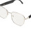 KI-Smartglasses 180 mAh BT 5.4 Silber Einheitsgröße 12