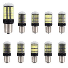 10PCS 3014 144Smd Canbus 1157 BAY15D P21W 1156 BA15S BAU15S PY21W T20 7440 7443 W21W LED Bulbs Car Turn Signal Light B
