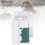 1080P Green Compact Keychain Camera with Flash Light, 2MP, 128G Support 7
