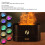 Flame Air Aroma Diffuser Humidifier - USB, Black 3
