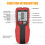 High Accuracy Wall Scanner with LCD Display, Multi-Function Detector, Red 6.6x3.4x16.7cm 7