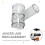 Juicer Attachment Replacement for 8003 8006 Model Slow Juicer Accessories Masticating Juicer Attachments Replacement 5