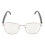 KI-Smartglasses 180 mAh BT 5.4 Silber Einheitsgröße 1
