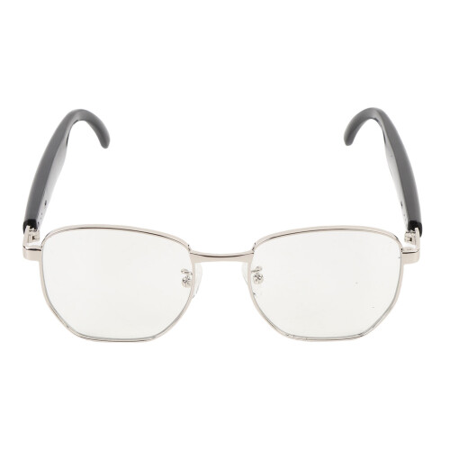 KI-Smartglasses 180 mAh BT 5.4 Silber Einheitsgröße