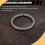 Titanium Key Ring, Quick Release Side-Pushing Ring, Super  Key Organizer, Outer Diameter 30MM, 5PCS 5