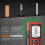 Digital Wall Stud Finder with LCD, Handheld, 15x6.7cm, Red 7