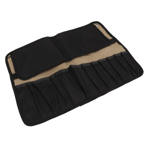 Khaki Tool Roll Bag Portable Oxford