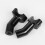 Risers de Guiador Pullback Pretos de 3,5 Polegadas de Altura para  Softail Dyna Sportster Touring Pullback de AlumíNio Reto 4