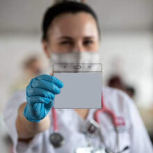 CDC Vaccination Card Protective Sleeve 4 x 3 Inches Immune Record Vaccine Card Holder Transparent Vinyl Plastic Sleeve A