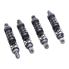 4PCS 70mm Alloy RC Shock Absorber Set for 1/10 RC Cars Silver