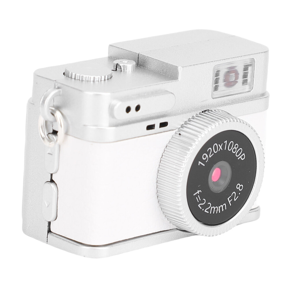 Digital Keychain Camera 2Mp 1080P Hd Portable Video Recorder White 3611389502473