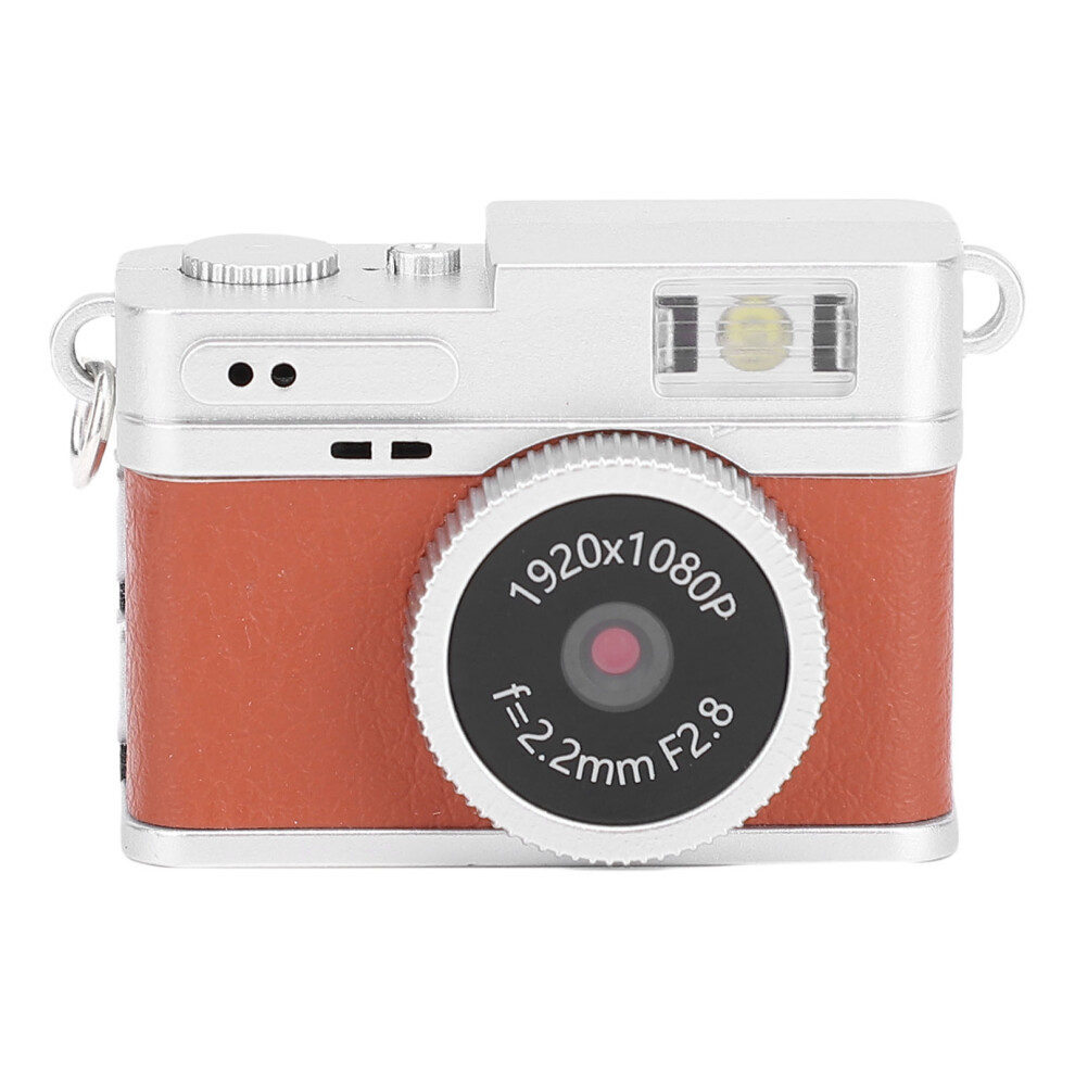 Digital Keychain Camera 2Mp 1080P Hd Video Recorder With Flash 180Mah Light/Brown 8701389502445