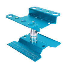 Blue Alloy RC Car Work Stand for 1/10-1/8 360 Rotatable Maintenance Table