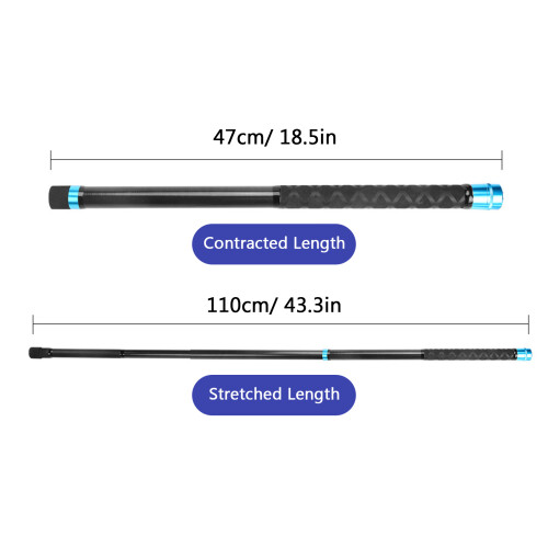 Carbonfaser-Teleskopnetzstange 110 cm, 155 g 1