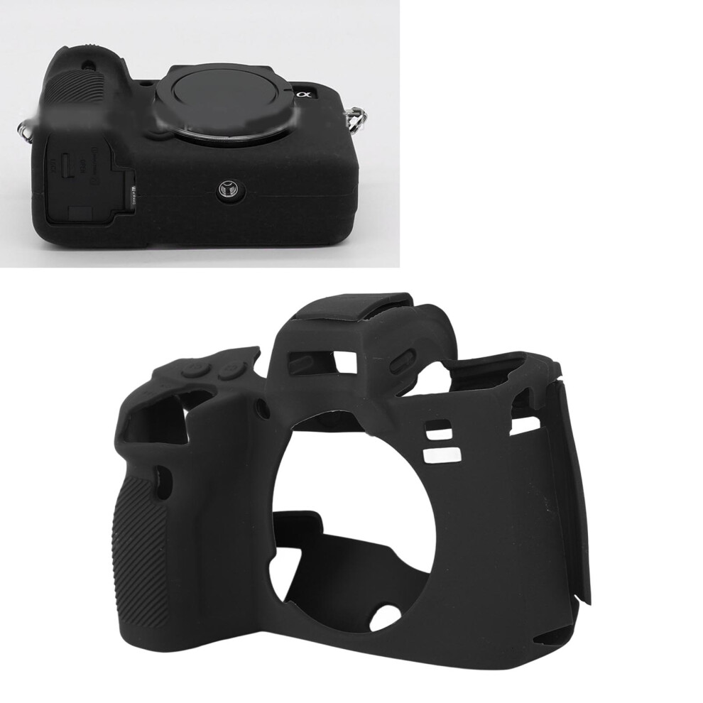 Silicone Camera Case For A9ii & A7r4, Shockproof, Slim Fit, Black 8711389505513
