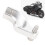 Neutral-Gang-Hilfsset Al6063 Frontmontage Silber 1