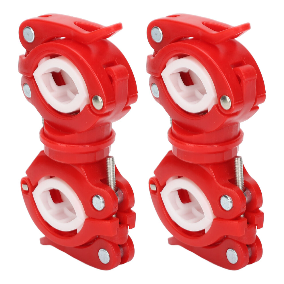 Red/White 2 Set Cane Holder For Walker Wheelchair Electric Scooter 360 Rotation
