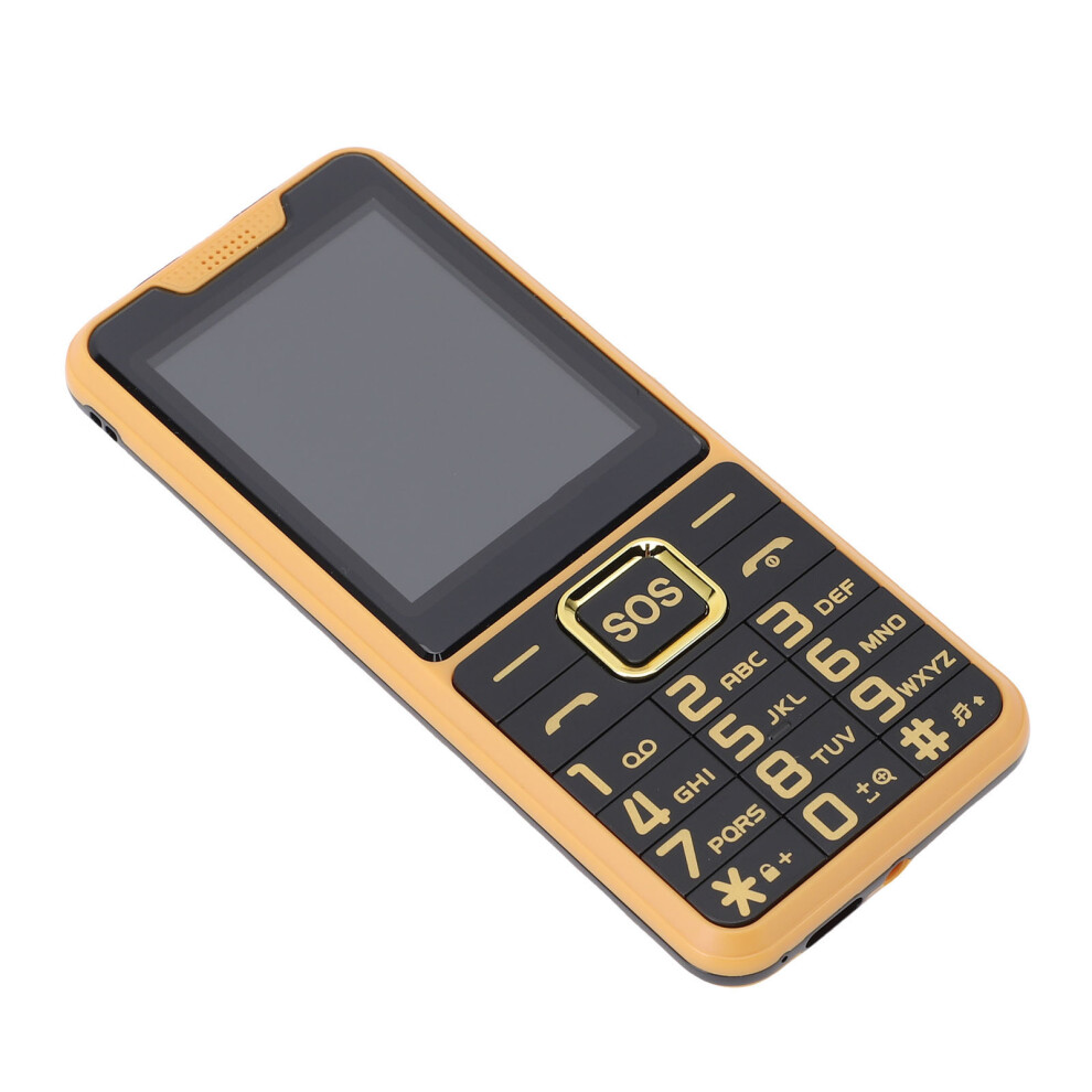 Big Key Phone Ultra Thin 2.6" 2G With Camera, Flashlight & Bt Gold 4991389504257