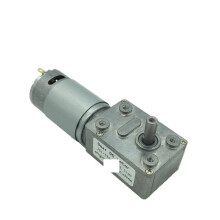 JGY395 12V Worm Gear Motor 24RPM SelfLocking Torque DC Geared Reducer for DIY Projects