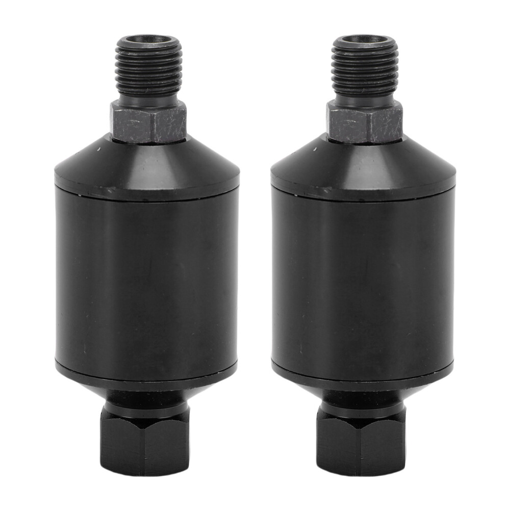2 Pcs Aluminum Air Paint Gun Filter 1/4In Npt Water Separator Black 9351389505978