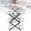 Foldable Iron Baking Cooling Rack for Cakes Cookies Biscuits, Rectangular 4