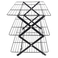 Foldable Iron Baking Cooling Rack for Cakes Cookies Biscuits, Rectangular