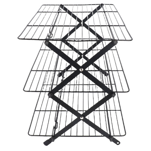 Foldable Iron Baking Cooling Rack for Cakes Cookies Biscuits, Rectangular