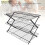 Foldable Iron Baking Cooling Rack for Cakes Cookies Biscuits, Rectangular 7