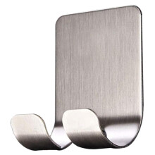 Wall Hanger Hooks Stainless Steel, Hook Clothes Hooks for Kitchen Bathroom Coat Rack Hangers Hanging, Keys