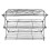 Foldable Iron Baking Cooling Rack for Cakes Cookies Biscuits, Rectangular 14