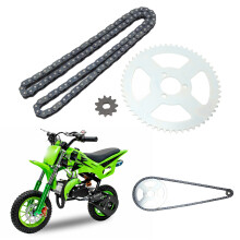 T8F Sprocket Chain Set Fit for 47cc 49cc Mini Dirt ATV Pocket Bikes