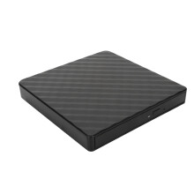 Lecteur de graveur DVD externe USB 3.0 pour ordinateur portable/de bureau, noir