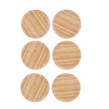 6 PCS Wine Glass Covers Wood Drinking Glass Lids to Keep Bugs Out Wood Water Glass Toppers Keeps Debris and Dust