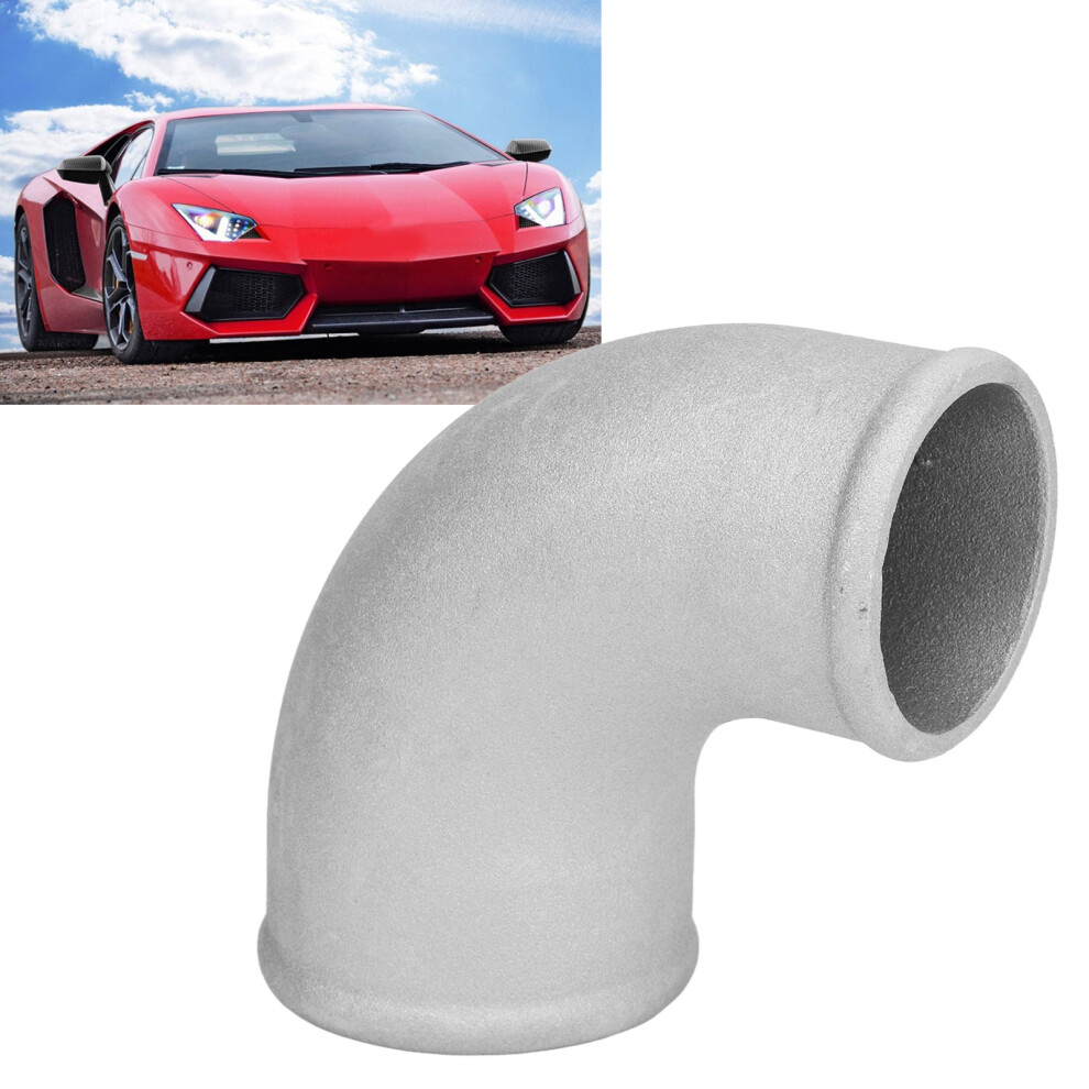 Aluminum Alloy 90 Reducer Elbow Pipe 3In To 2.5In Od For Car 6931389511556
