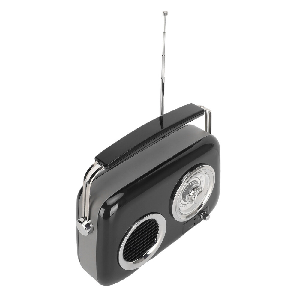 Retro Bluetooth Radio Speaker 5W, 1500Mah, 233X194x88mm Black 4241389508114