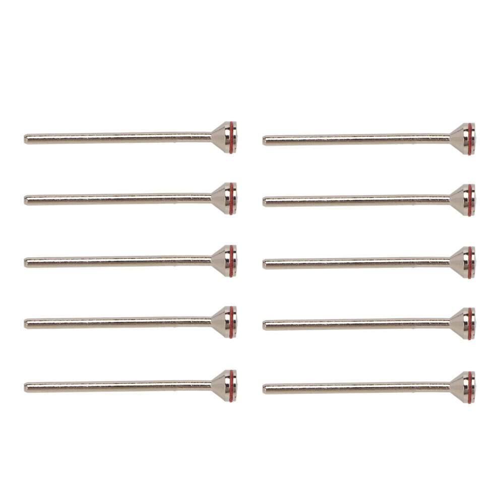10Pcs Stainless Steel Dental Mandrel Shank 4.6Cm Polishing Rotary Tools 8451389509394