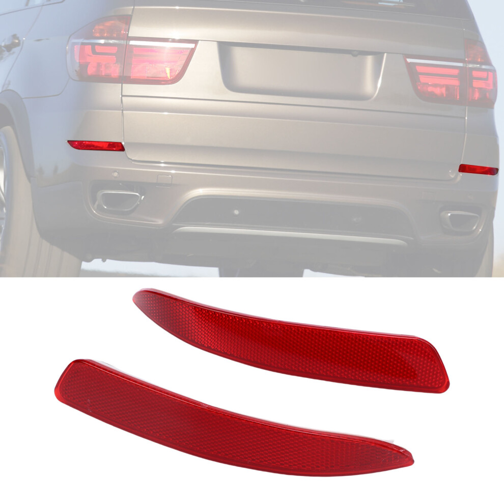 Left/Right Rear Bumper Reflector For X5 E70 2006-2013 Abs Replacement 8701389512062