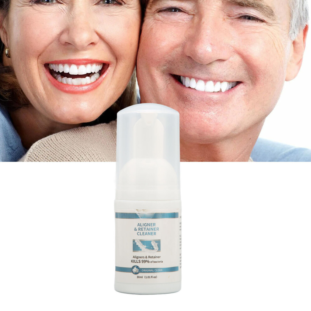 30ml Organic Aligner Cleaner for Stains Odor & Breath Refresh